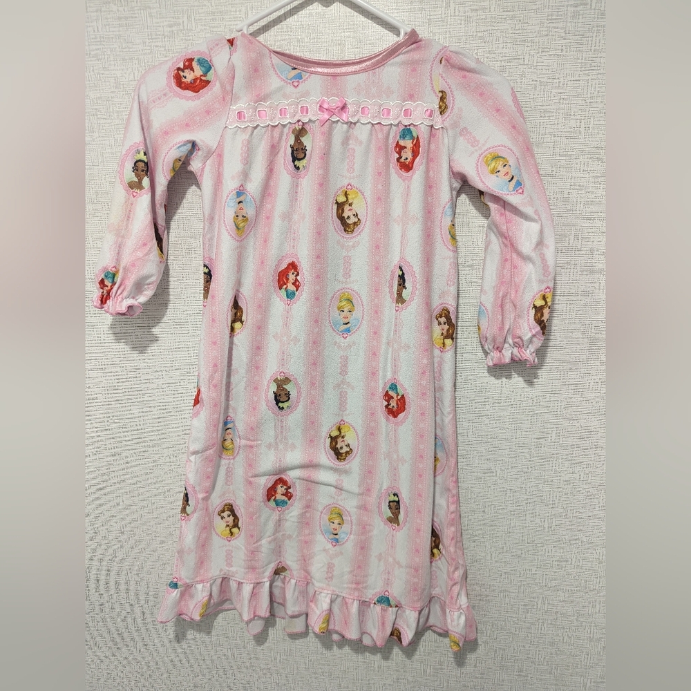 Girls Disney princess flannel gown